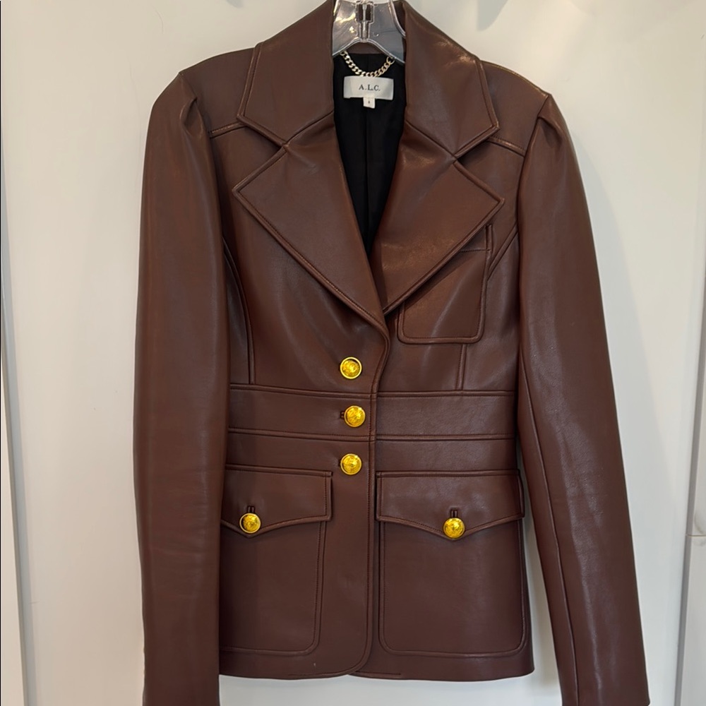 A.L.C. Brown Leather Jacket